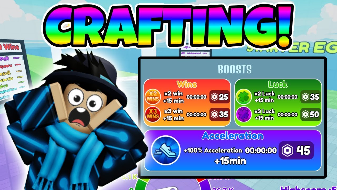 NEW* ALL WORKING CRAFT UPDATE CODES FOR RACE CLICKER! ROBLOX RACE