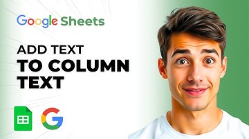 Hoe u tekst aan het begin of einde van een tekstkolom in Google Spreadsheets kunt toevoegen (de g...