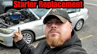 Mobile Mechanic Work Day {2009 Bmw 328i Starter Replacement}