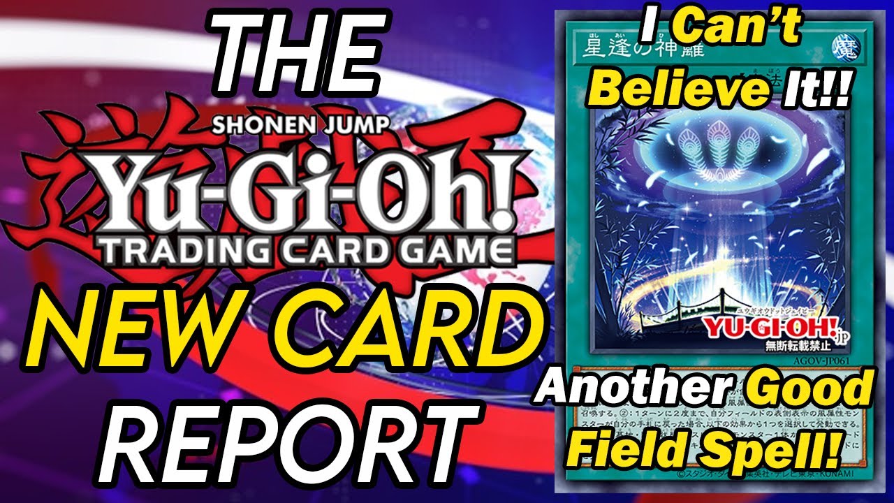 Yugioh New Card Report: Shinobird Gets The Field Spell Treatment - YouTube