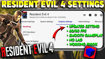 {2025}🔥Resident Evil 4 Best Settings For Aethersx2 Emulator | 60 FPS No Lag Settings For Aethersx2