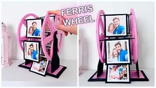 How to Make Ferris Wheel Photo Frame - Cardboard Crafts