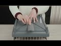 Expandable Stainless Steel Dish Rack |  3-Position Swivel Spout &amp; Cutlery Holder - Silver/Grey
