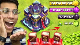 spending everything to max my town hall 15 (Clash of Clans)