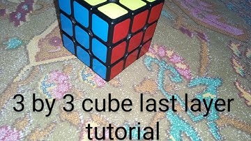 How to solve rubikscube last layer in urdu/Hindi