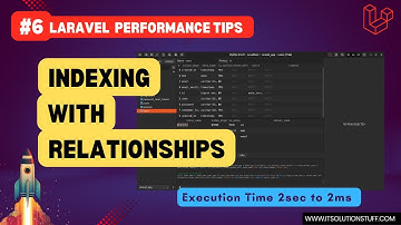 #6: Indexing with Relationships | Laravel Performance Tips 🚀