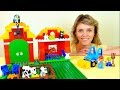 Видео для детей. Собираем конструктор LEGO Ферма. Video for kids and Lego toys