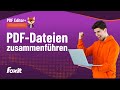 PDFs zusammenführen | Mehrere Dateien zu einem PDF zusammenfügen | Tutorial