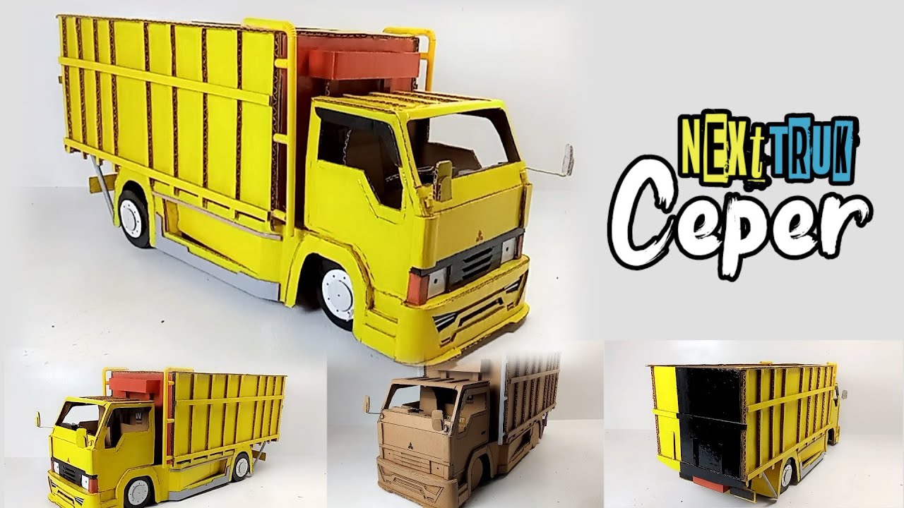 CARA MEMBUAT TRUK RAGASA CEPER DARI KARDUS BEKAS SPEK OLENG – Review
