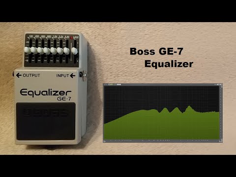 visualized how Boss GE-7 Equalizer works