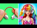 BARBIE'NİN BAŞTAN AŞAĞI DÖNÜŞÜMÜ || Gökkuşağı Okul İpuçları ve Kolay Çizim Tüyoları 123 GO! SCHOOL