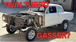 Twin Turbo Coyote Powered Gasser Build!!