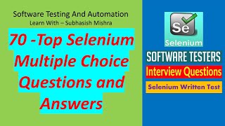 Top 70 Selenium MCQs for Software Testing Interview screenshot 3