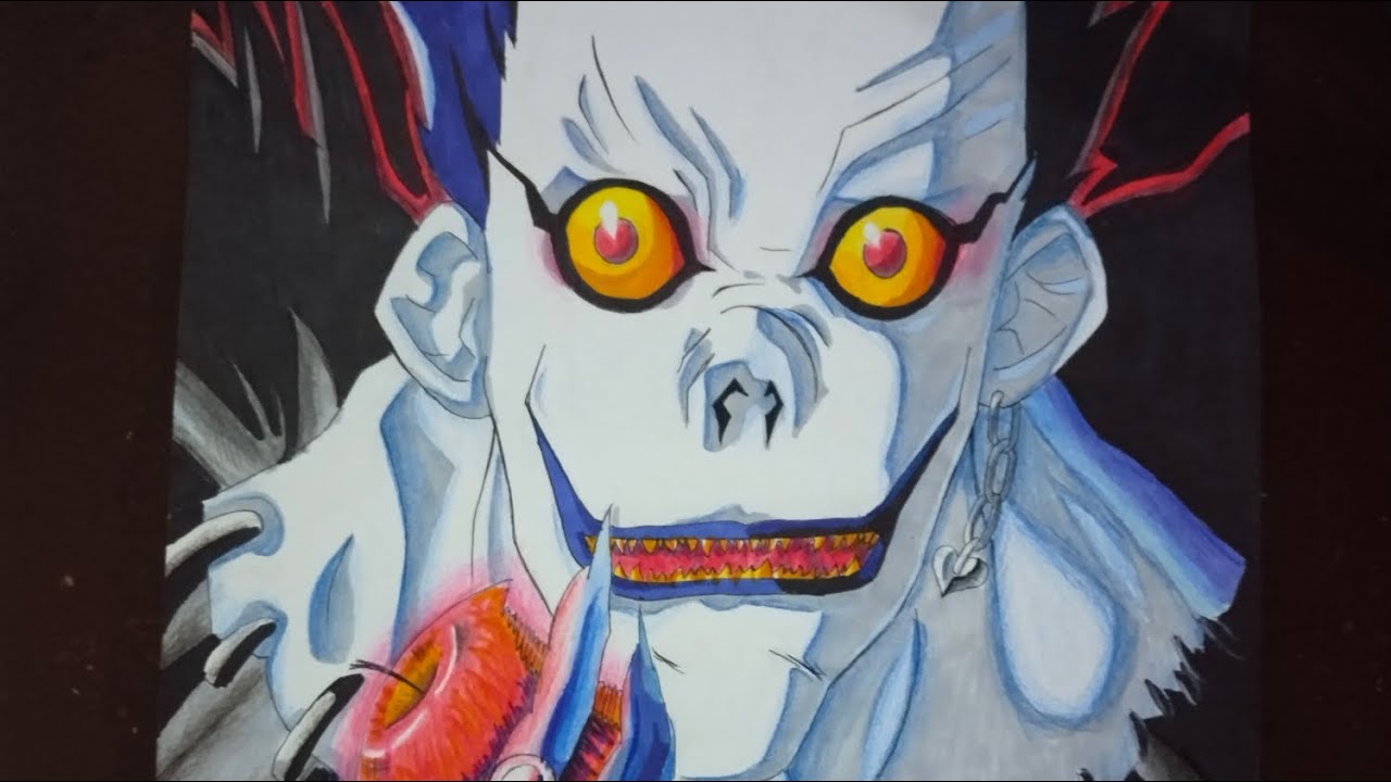 Drawing Ryuk [Death Note] Part 2 - YouTube