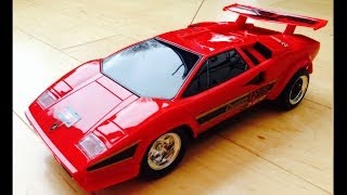 Taiyo Lamborghini Countach LP500S Vintage RC Tyco Car Nostalgia RC