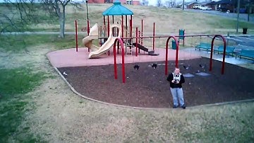 RC Quadcopter crashes into tree.