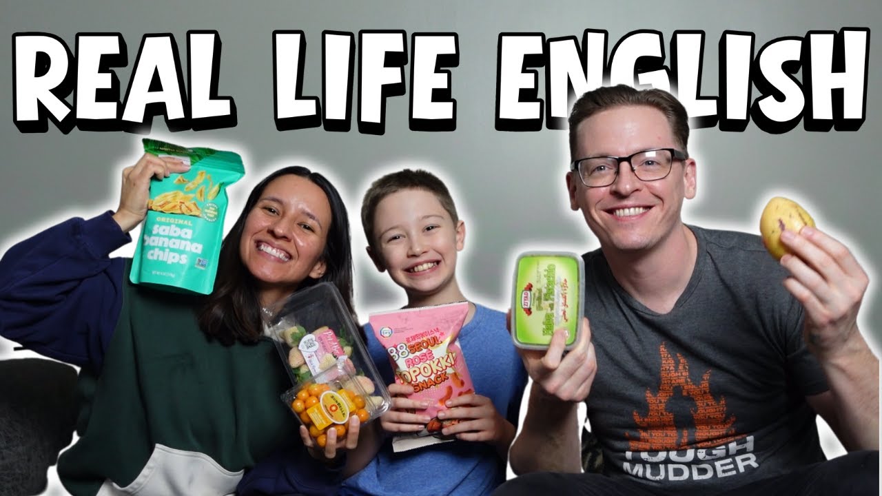 Learn English at Home Trying “Strange” Foods 🍓🏠 | Comprehensible Input for Daily Life