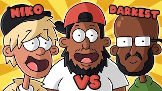 CHUNKZ 1V1 RAP BATTLE - DARKEST MAN V YOUNG LAMPOST...ANIMATED