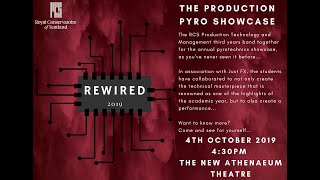 Pyro Show 2019 ReWired - RCS Production Technology and Management - Backstage