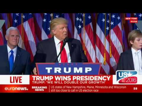 Donald Trump celebra su victoria. Discurso completo