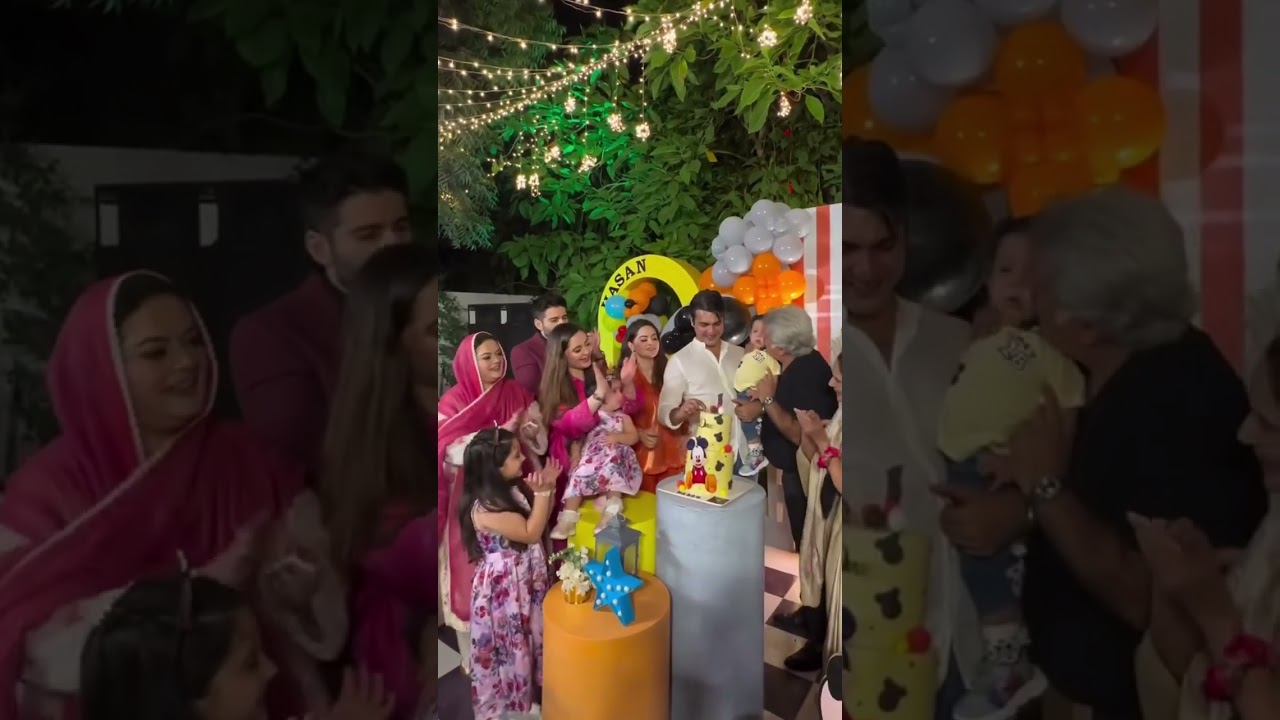 Hassan's first birthday celebration🎉