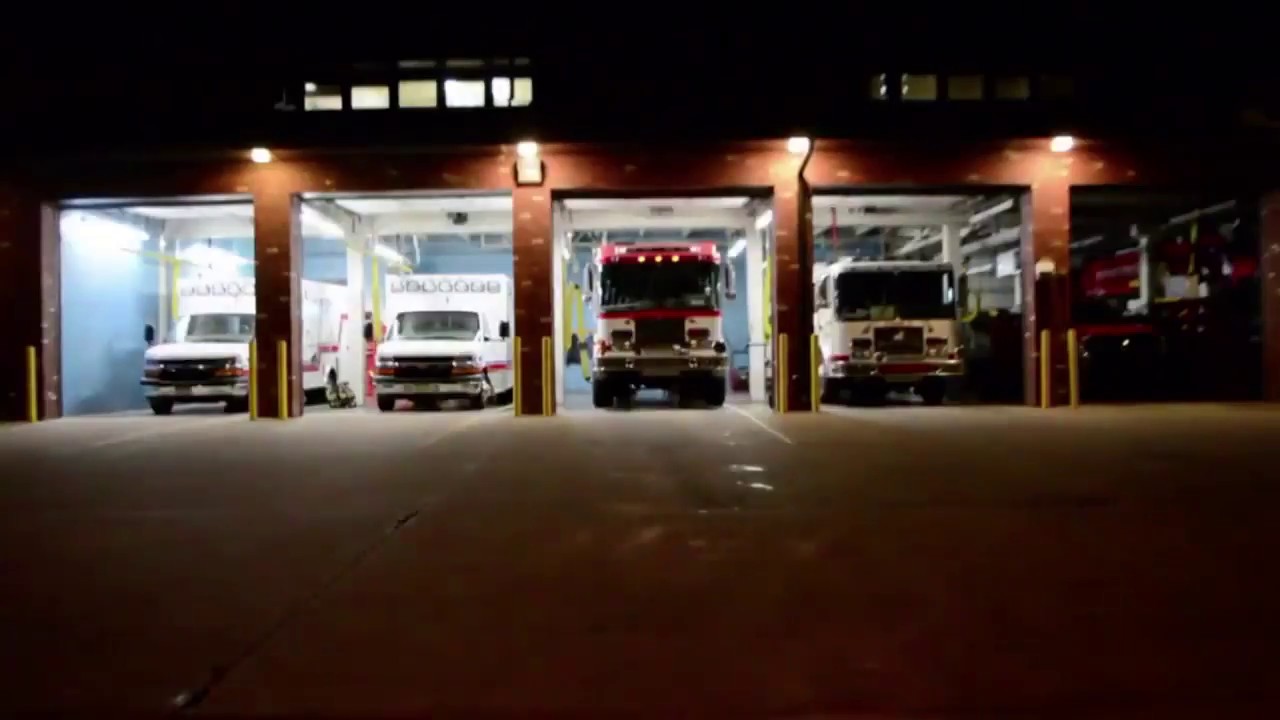 Sterling Colorado Fire Department light it up for Christmas YouTube