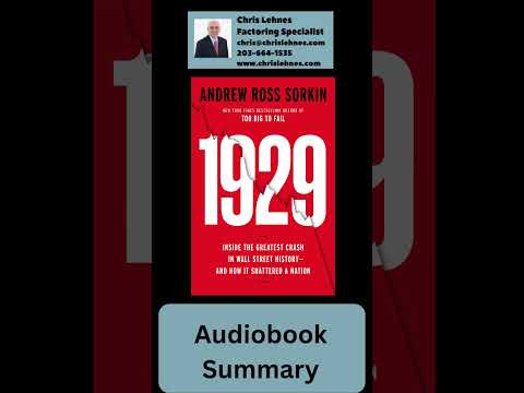1929 - Andrew Ross Sorkin - How the Crash Happened #stockmarket #bondmarket #crash #stockmarketcrash