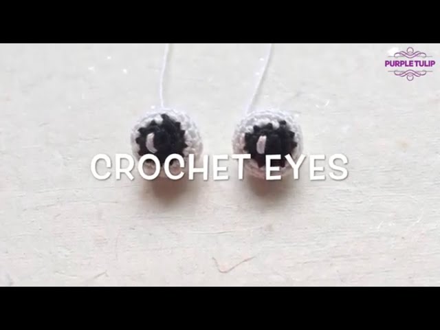 yarn eyes are a child safe alternative to safety eyes 😊 #crochet #cro