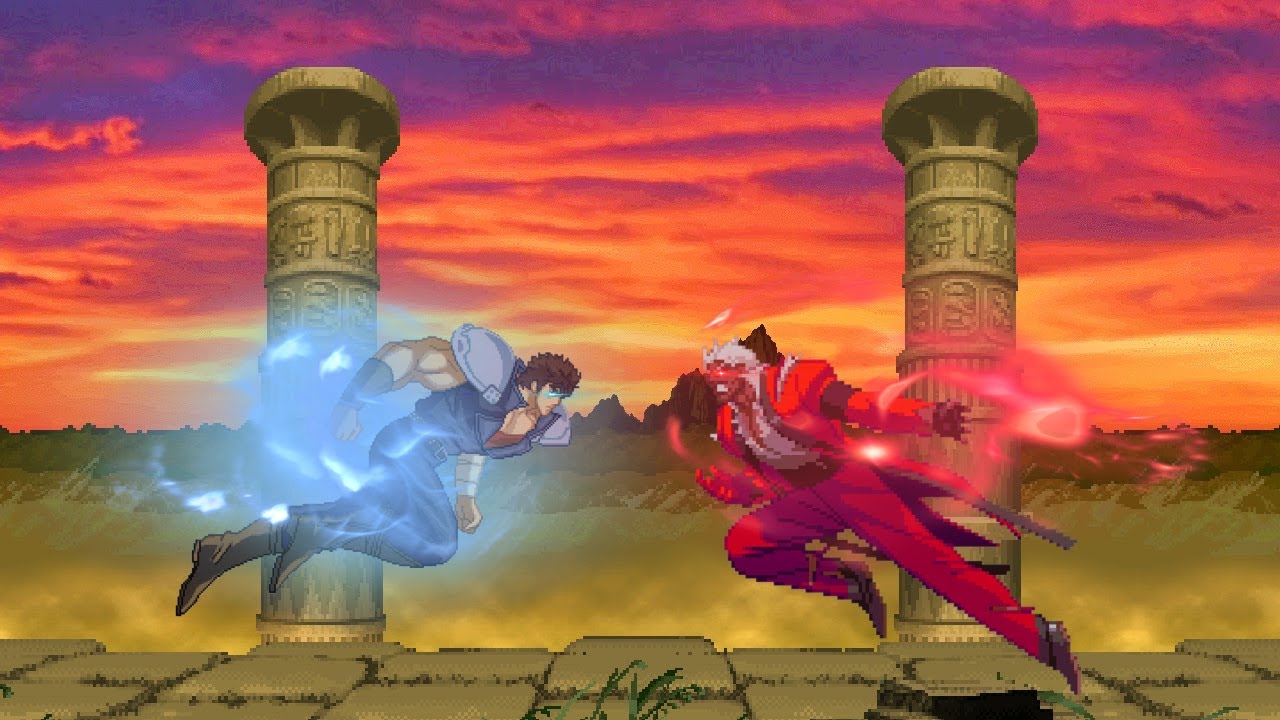 Kenshiro Vs God Rugal - Epic Fight - Hokuto No Ken X Capcom Vs SNK X ...