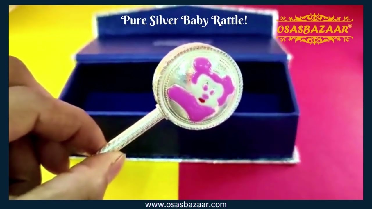 Pure Silver Baby Rattle!! Osasbazaar - Pure BIS Hallmarked