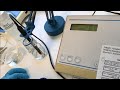 pH meter Calibration and pH measurement of a solution.