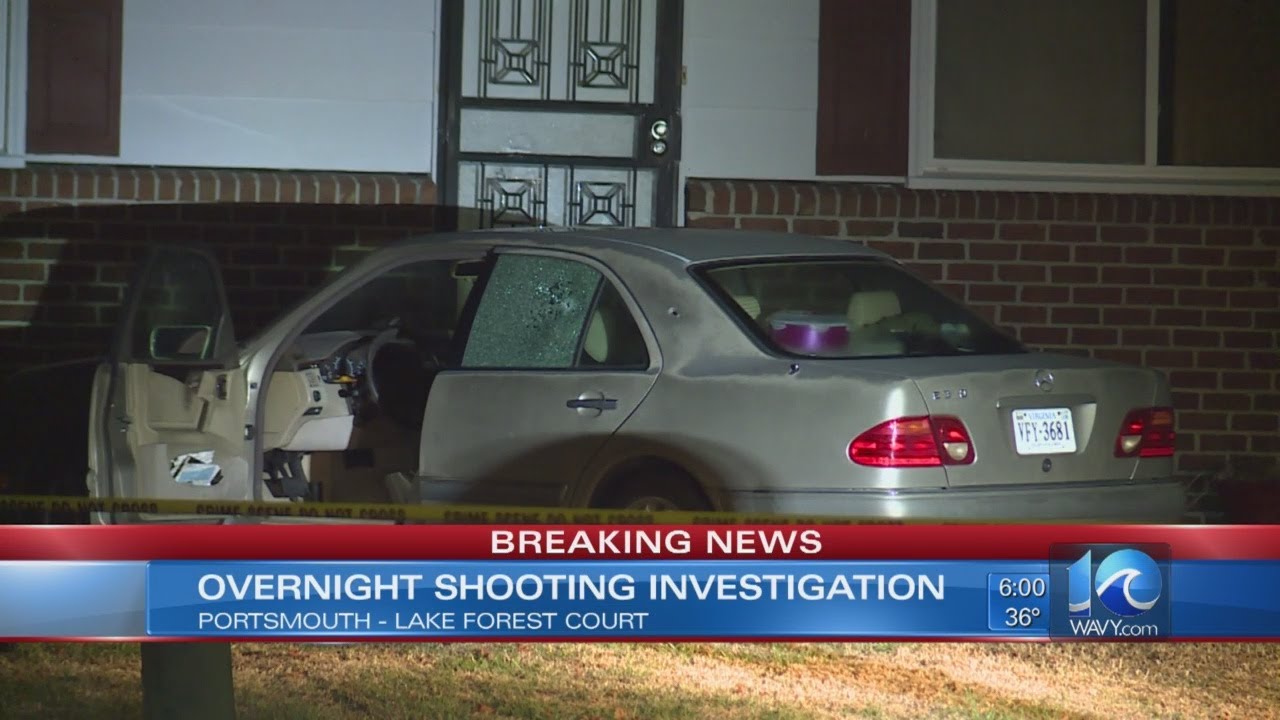 Man seriously hurt in shooting on Lake Forest Court in Portsmouth - YouTube