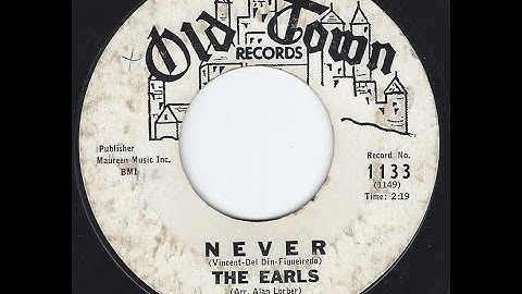 Thumbnail of The Earls - Never 1963