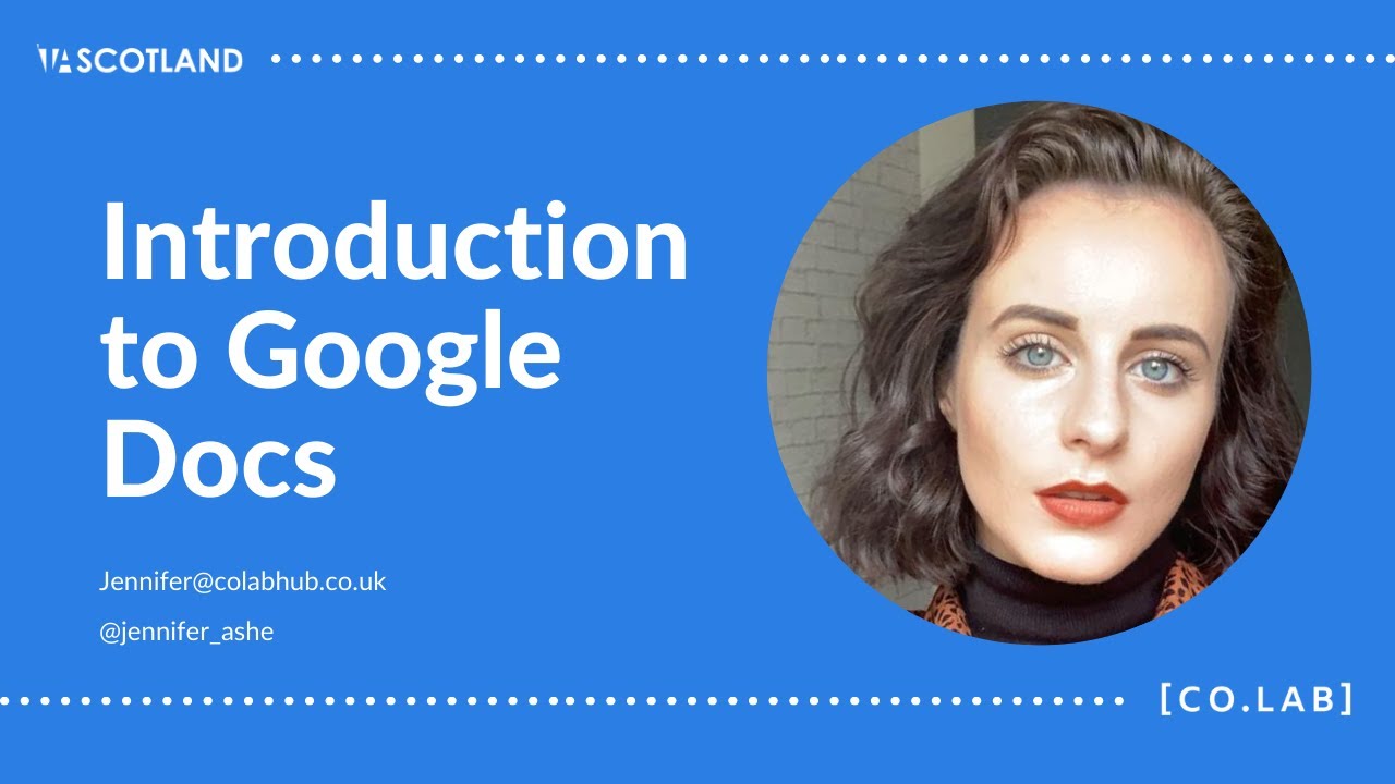Beginners tutorial to Google Docs - YouTube