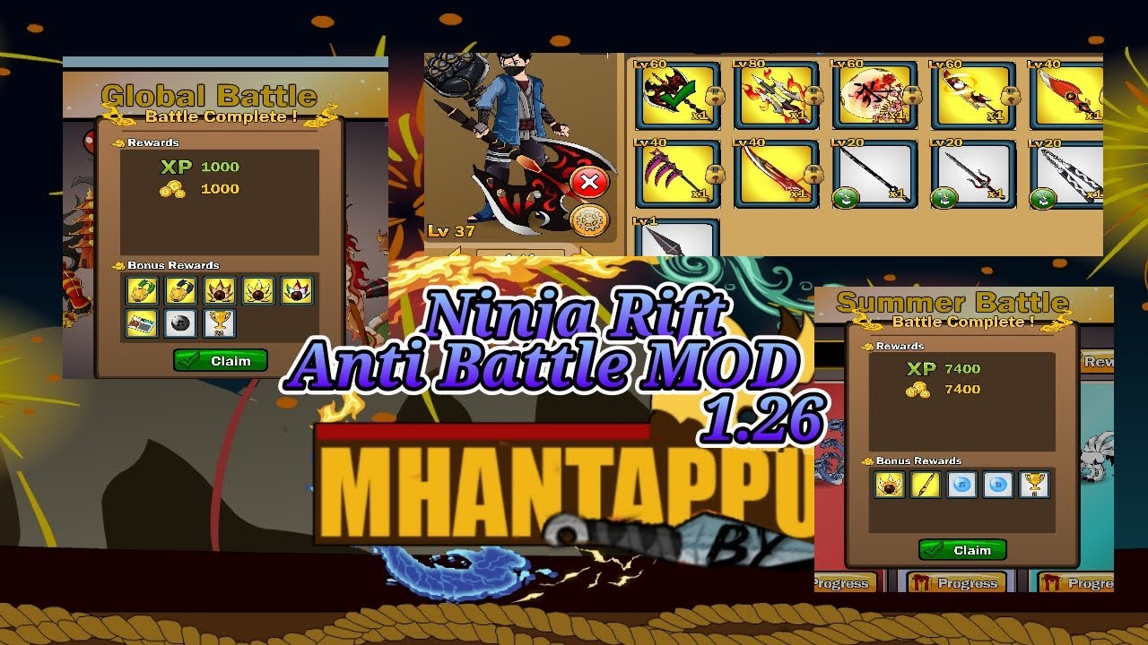 APK & PC Ninja Rift Version 1.26 | Anti Battle - YouTube