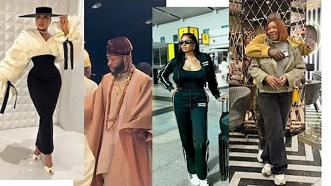 Davido other top Nigerian celebrities at Lagos Fashion week, May Yul Edochie, Veekee James vacation