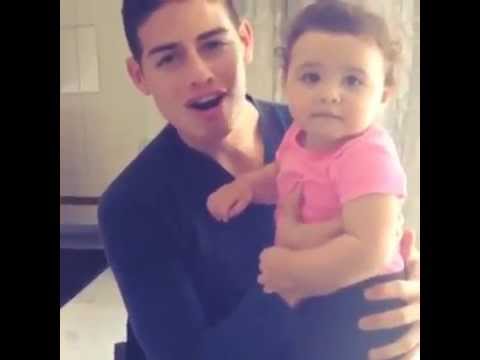 Vídeo: James Rodriguez Possui Seu Amor Por Sua Filha