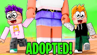 LANKYBOX Get ADOPTED In ROBLOX ADOPTION STORY! (OUR PARENTS ARE RICH!)