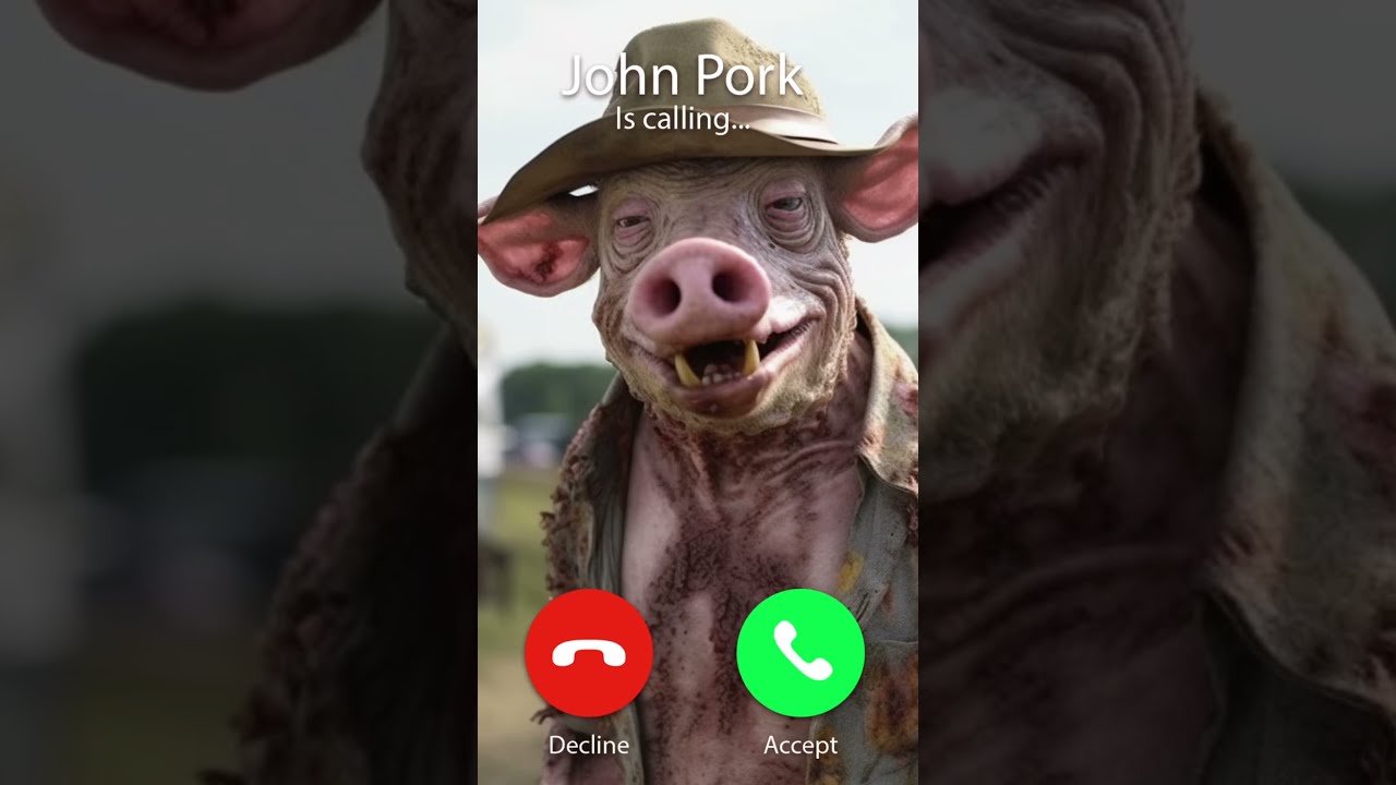 John Pork Is Calling In OHIO Shorts Johnpork Pixar Creepypasta Ohio Inohio Pig Pigman