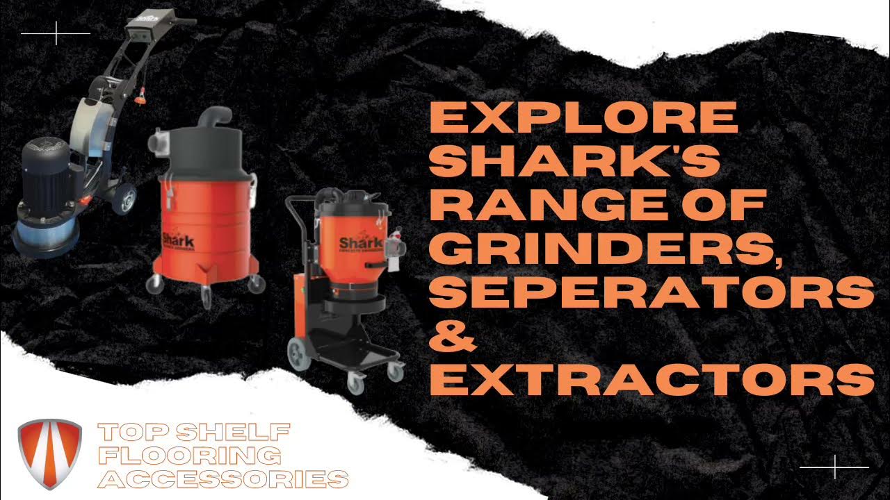 Shark Concrete Grinding Package Top Shelf Flooring Accessories YouTube