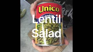 Quick Salad recipe: Lentil Salad #shorts