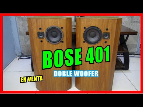 BOCINAS BAFLES BOSE 401 (DOBLE WOOFER DE 6 ) #vendido - YouTube