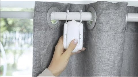 How to open and close my curtains automaticlly? - SwitchBot Curtain Rod 2