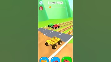 LEVEL 980. Shape shifting game very cool and gnarly hyper casual game.#shapeshifting #shorts #games