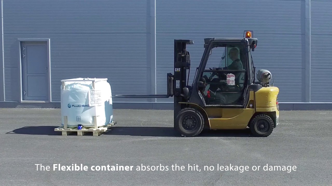 Fluid Bag Flexi Forklift Accident Simulation Youtube