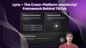 LynxJS - The Cross Platform Javascript Framework Behind TikTok | Vue + Lynx Explained