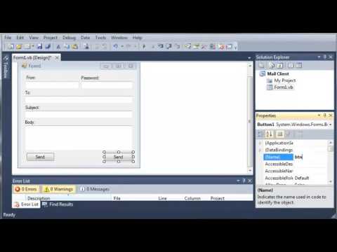 Visual Basic Tutorial   141   SMTP Client Part 1 Building Th