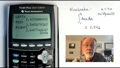 Riemann Sums on the TI-84
