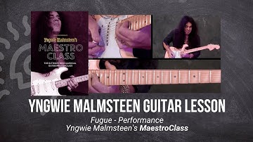 🎸 Yngwie Malmsteen Guitar Lesson - Fugue - Performance - TrueFire
