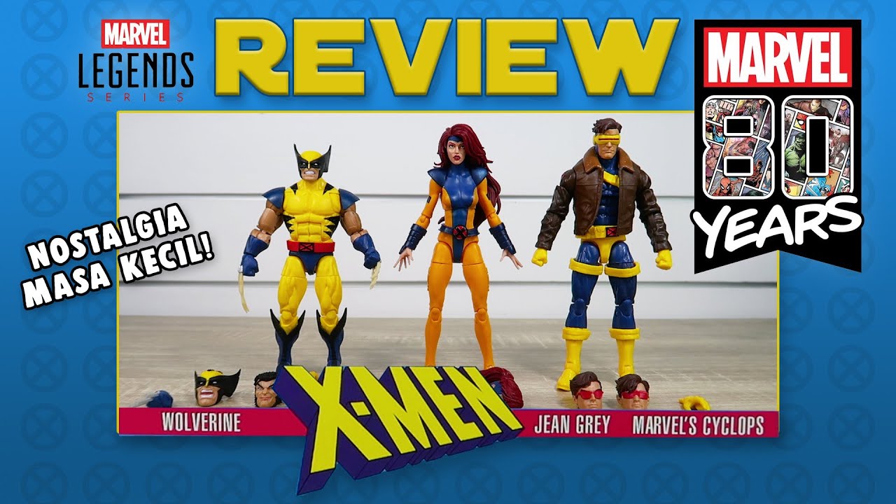 REVIEW - Marvel Legends X-Men 3 Pack (Wolverine, Jean Grey & Cyclops ...